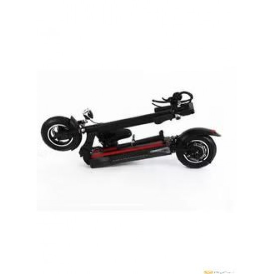 ٍScooter for Adult Foldable Speedy with LED Light and 50 Km Mileage 800Watts Full Foldable 48V 10Ah Improved (1000wh) 50Km Speed Include Anti-Theft ES001-B