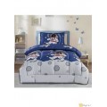 Elevate Kids' Bedrooms with our Reversible Cartoons Printed 3-Piece Comforter Set BKJH-10