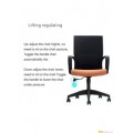 Comfortable and functional backrest office swivel chair for your workspace