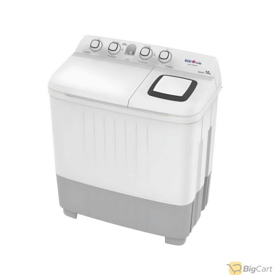 Techno Best Twin Tub Top Load Washing Machine 10 kg - White - BWS-010