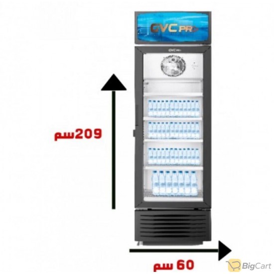 GVC Pro 17ft Glass Display Refrigerator - GVSW-480