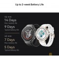 GT 5 Pro Smartwatch 46mm, Sharp Edge Design, Up to 14 Days Battery Life, Professional Sports, Health Tracking, iOS & Android + FreeBuds 5i Earphones & Strap - Titanium