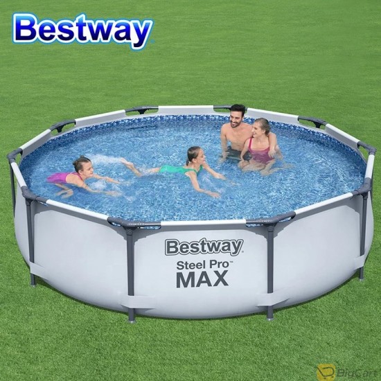 Bestway Steel Pro Frame Pool Set( Pool Filter Pump) 305X76Cm -26-56408
