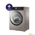 8/5 kg Front Load Washer and Dryer with 18 Programs, Silver Inverter Motor, 1400 RPM, from ARO - RO-09FWDTS