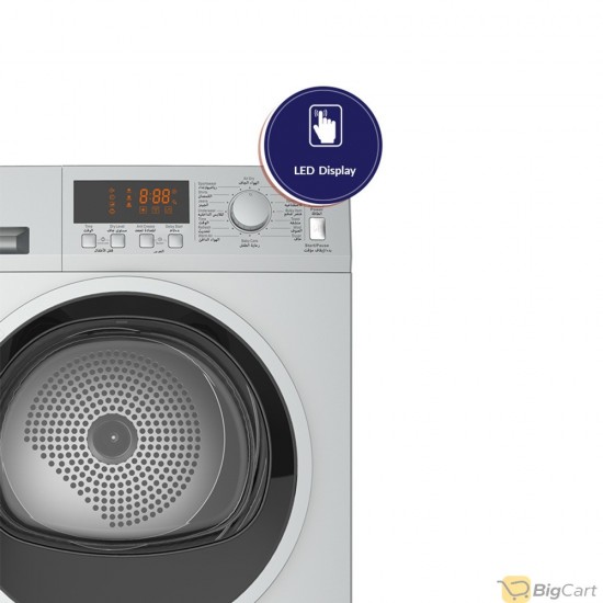 8kg Aro Condenser Dryer with Energy Saving - RO-08GDHS