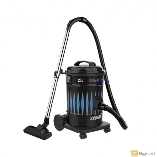 Techno Best Vacuum Cleaner Barrel 25 Liter Capacity 2200 Watt Model - BVC-025