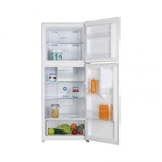 General Supreme Double Door Refrigerator with Top Freezer 8.9Dm 252L White GS33M