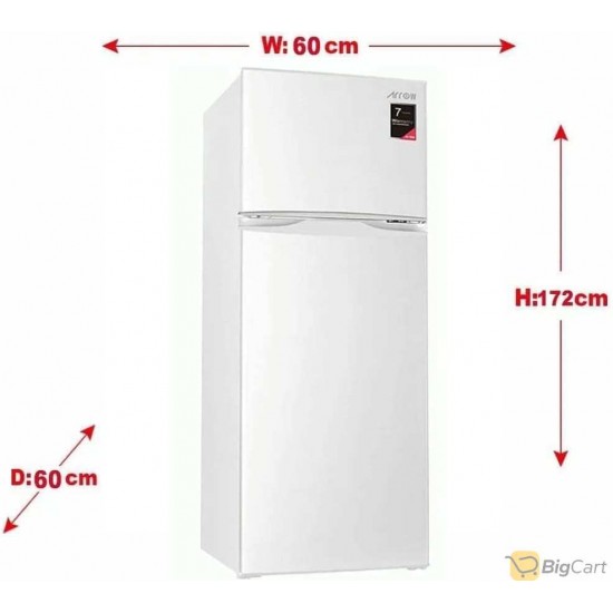 Aro Refrigerator, 2 doors, 304 liters, 11 feet capacity, RO2-490L