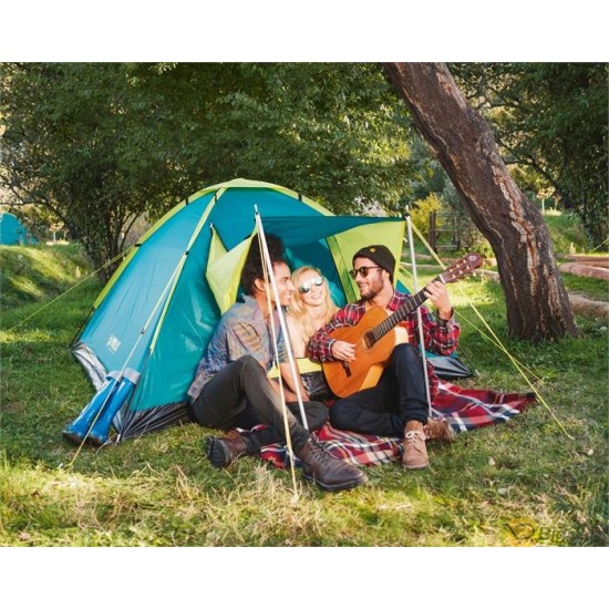 BW PAVILLO-COOLGROUND 3PERSON TENT 2.10M X 2.10M X 1.20M (1 LAYER 190T POLYESTER PU COATED)