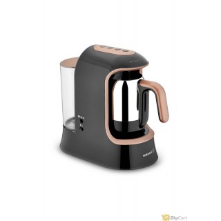 Cozmo Home - ☕️ Prepare delicious Turkish Coffee with the Korkmaz  Kahvekolik Aqua Coffee Machine! 🟤 It comes with a 1.2 litre transperent  water tank, and provides various coffee options according to
