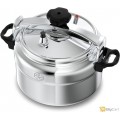 Saif Aluminum Pressure Cooker 7L Silver - 7L