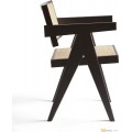 Klarel Chandigarh Armchair, Black Beech