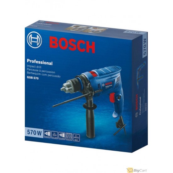 Bosch GSB 570 Professional Hammer Drill, 570 Watt