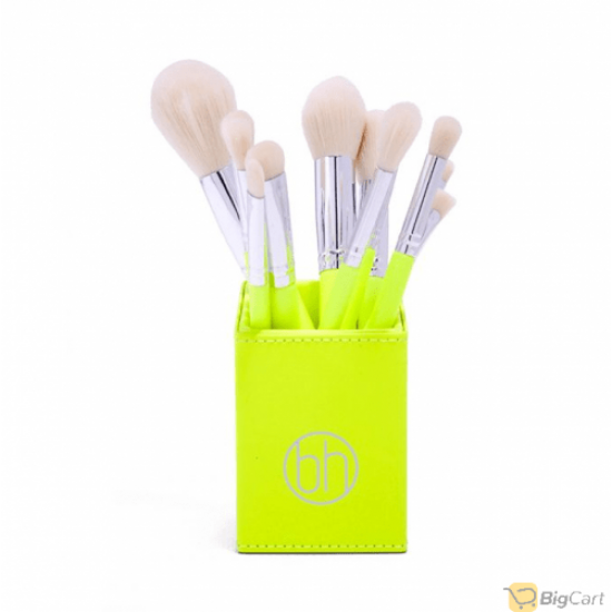 BH Cosmetics Colour Festival Brush Set With Brush Holder - 12 Pieces