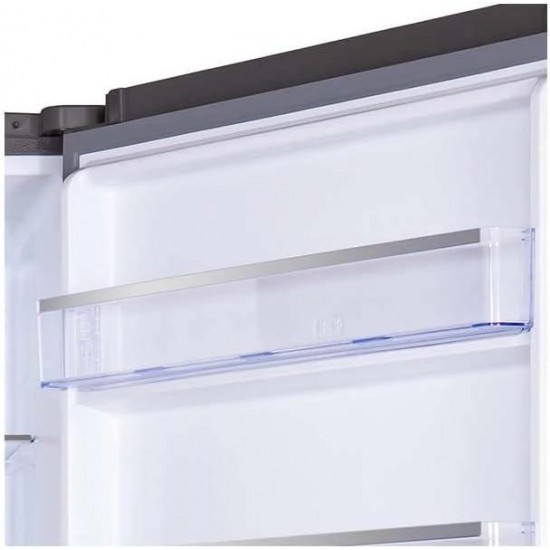General Supreme 2-Door Refrigerator with Freezer (14.9 Ft, 420 Liter), Inverter, Black Steel