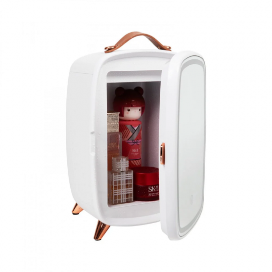 6L Cosmetic Refrigerator with LED Mirror
