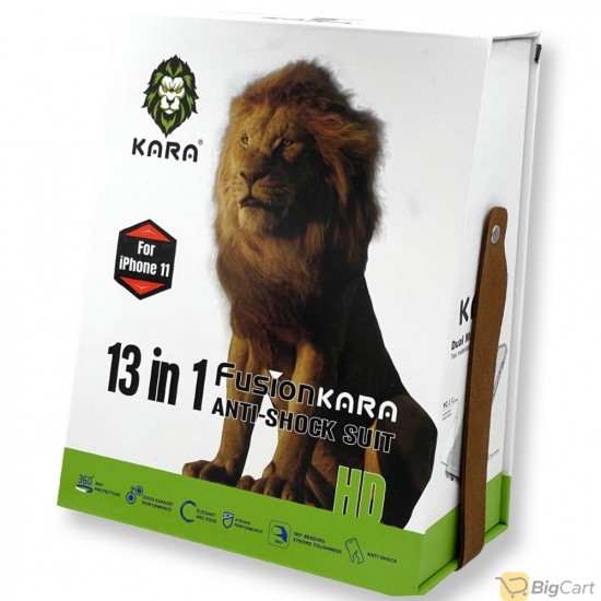 Kara 13 in 1 package - iPhone 14 Pro Max transparent screen anti-fingerprint and anti-fracture HD
