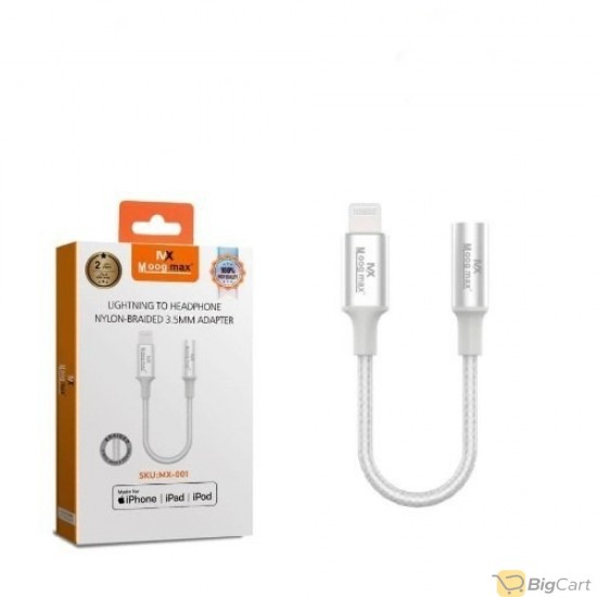 MOOG MAX Lightning to Earphone Adapter Cable MX001