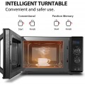 Toshiba microwave, 23 liters, 900 watts, with grill, 8 automatic menus, black color: MW2-AG23PF(BK)