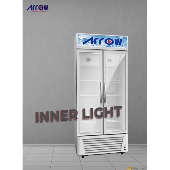 Aro 22.7 Cu. Ft. Display Refrigerator, White - RO-650SCK