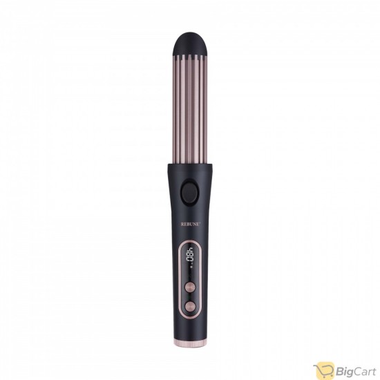 Rebune 2 in 1 Ceramic and Hair Straightener – 36 Watts, Black RE-2097