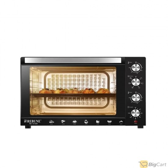 Rebune Electric Oven with a capacity of 80 liters and a power of 2400 watts RE-10-026