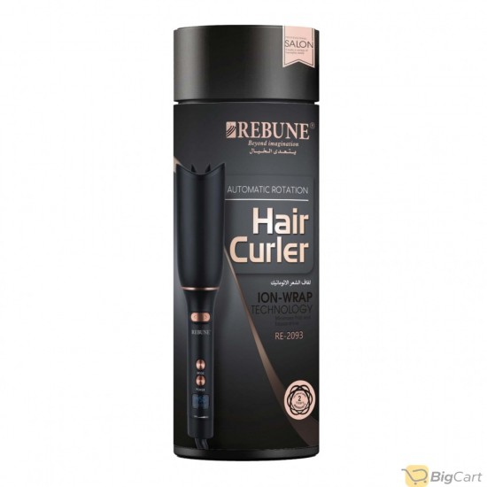 Rebune Digital Hair Ceramic Curler - RE-2093 - Black