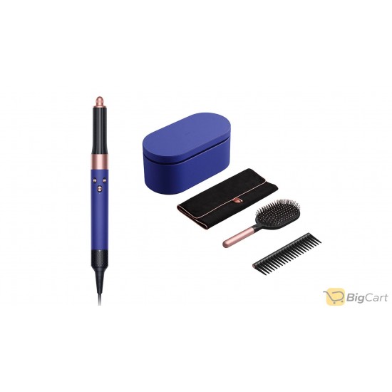 الإصدار الكامل لمصفف الشعر Dyson Airwrap™‎ متعدد الوظائف باللون الأزرق الفينكا والوردي