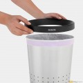 Brabantia Trash Can Cone Shape With Holes 11 L - Polished Steel