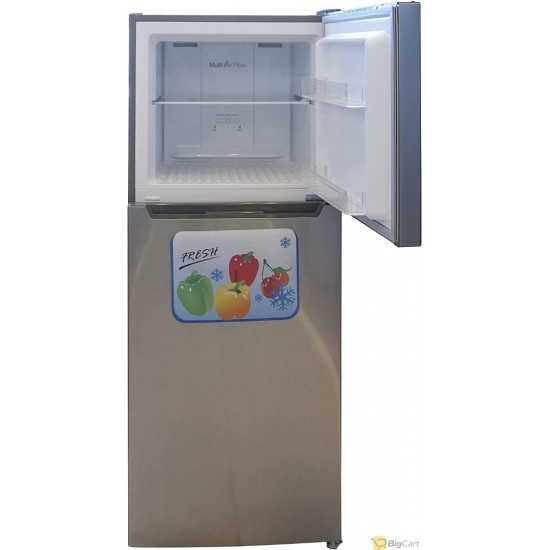 Basic Double Door Refrigerator 12 Feet - Silver BRD-480ML