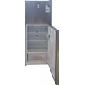 Basic Double Door Refrigerator 11 Feet - Silver BRD-380MLSS