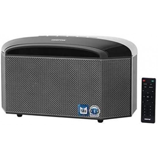 Geepas Integrated CH System Fm/BT/-40000 Watts GMS102, Black and Gray