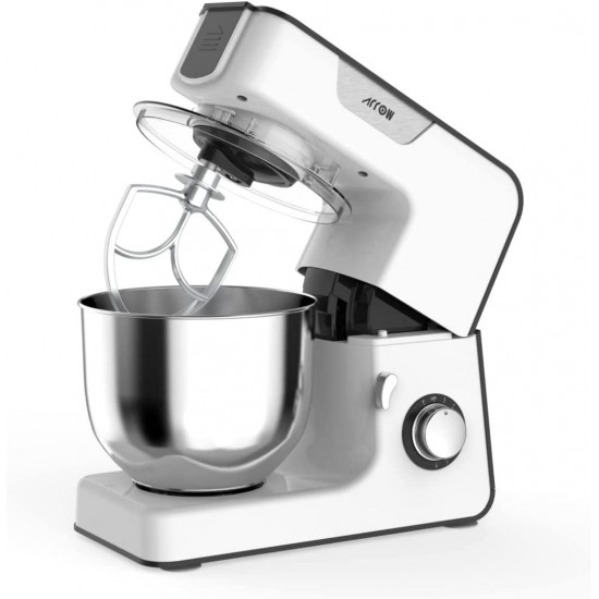 Arrow 3 IN 1 Stand Mixer, Meat Grinder & Blender 1000W With 8 Speeds And Pulse, 5.2L Stainless Steel Mixing Bowl, RO-06SMB