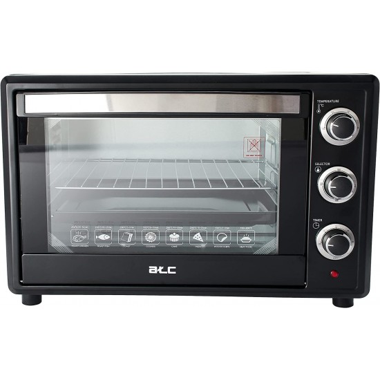 ATC Black Electric Oven 45 Lit, Double Glass, H-O45DG