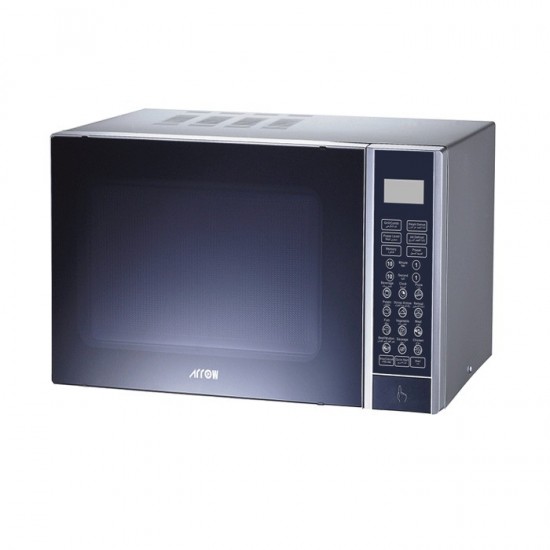Arrow digital microwave oven, 30 liter capacity, silver color, RO-30MGS