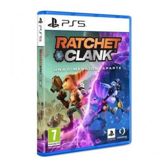 جهاز ألعاب بلايستيشن 5 (نسخة قرصية) مع لعبة "Ratchet And Clank - Rift Apart"