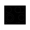 General Supreme Built-in Electric 4 Hob 60 cm Ceramic Touch Control Black GSM60HE