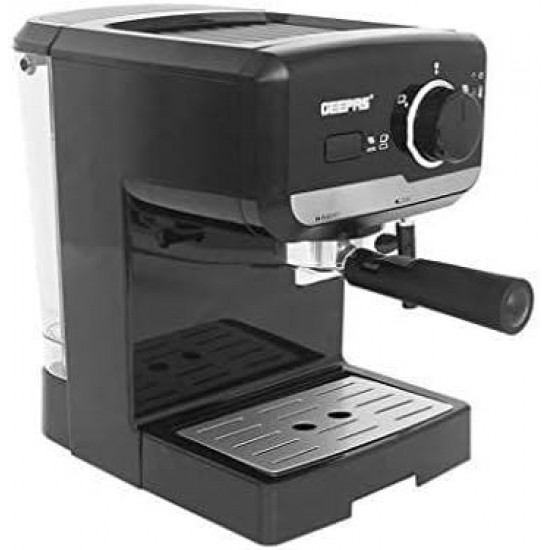 ماكينة تحضير ستانلس ستيل الاسبريسو من القهوة المطحونة، بلون اسود - Gcm6108