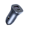 UGreen Car Charger Two Ports USB Port and PD Port 30W - Gray