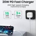 Ugreen Wall Charger PD Port Fast Charger 20W - White