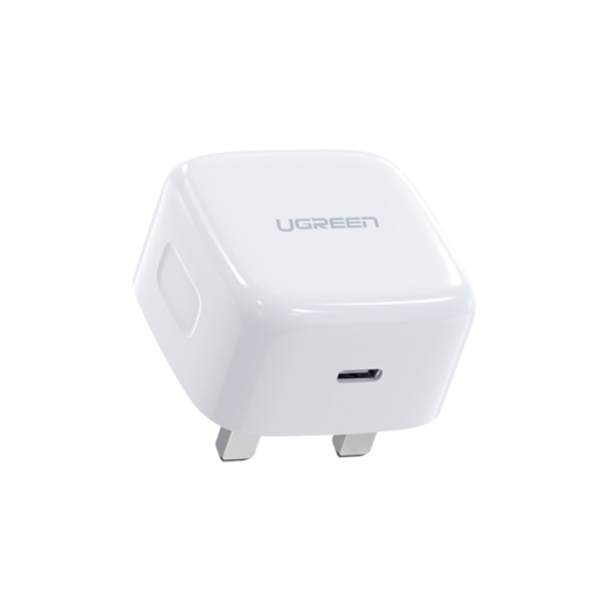 Ugreen Wall Charger PD Port Fast Charger 20W - White