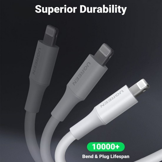 UGreen Charging and Sync Data Cable USB to Lightning 2m - White