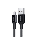 سلك شاحن يوجرين USB إلى آيفون بطول 1 م - أسود