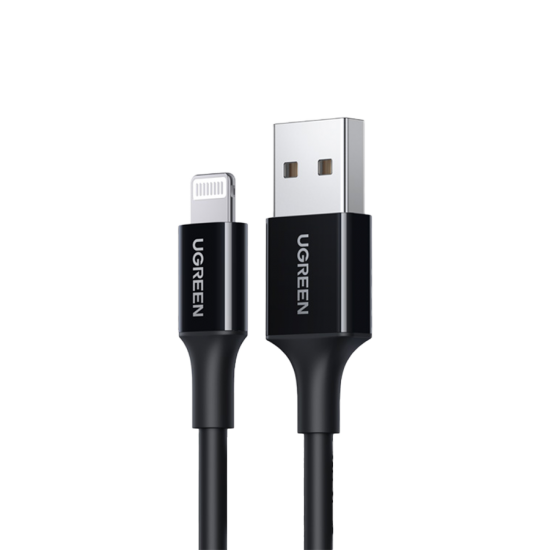 UGreen Charging and Sync Data Cable USB to Lightning 1m - Black