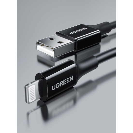 UGreen Charging and Sync Data Cable USB to Lightning 2m - Black