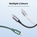 UGreen Aluminum Braided Charging and Sync Data Cable USB-C to Lightning 1m - Black