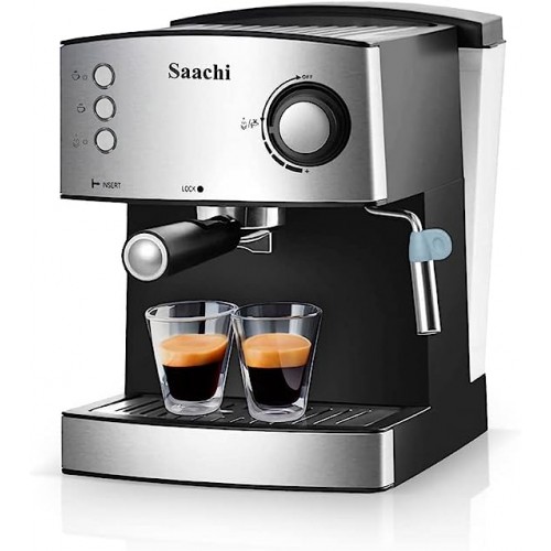 Saachi coffee maker, coffee machine - nl-cof-7056 silver,