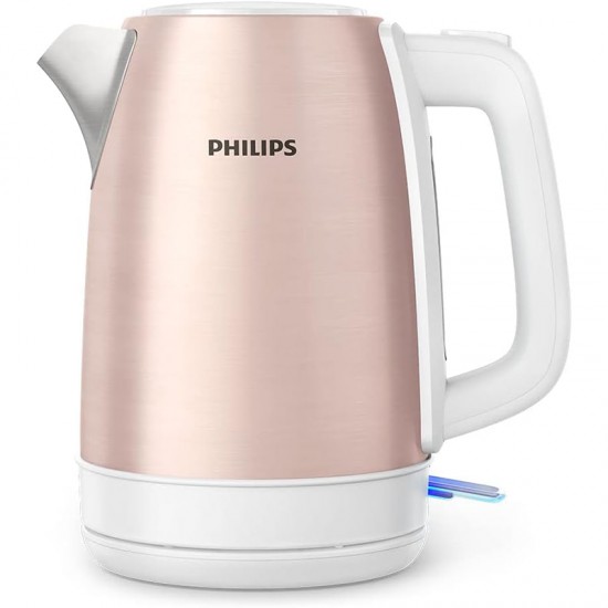 Philips Stainless steel Kettle, Daily Collection,Rose Gold Metallic/White