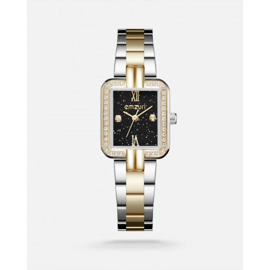 Classic Women watch in silver and golden color