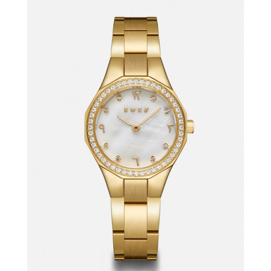 Women\'s watch from a golden colored color | Ann